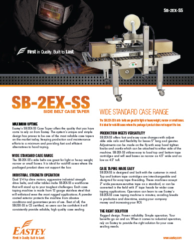 SB-2EX-SS Brochure