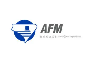 AFM Engage Technologies Corporation logo design.