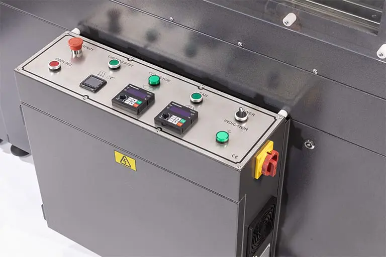 Industrial control panel with buttons and switches. Industrial control panel with buttons and switches.
