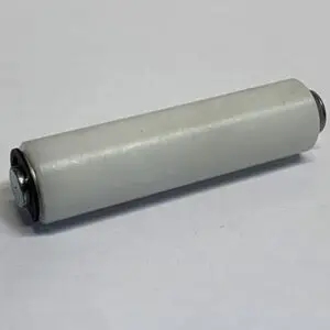 White cylindrical roller on a plain background.