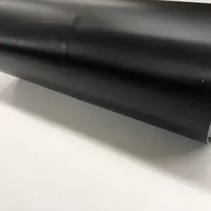 Black vinyl roll, craft supply.