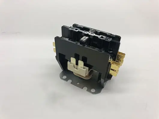 Black magnetic contactor relay.