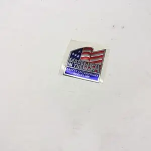 Made in the USA sticker.