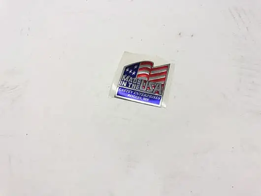 Made in the USA sticker.