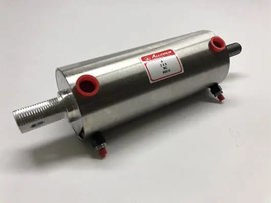 Stainless steel Allenair hydraulic cylinder.
