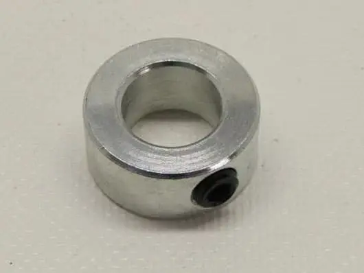 Metal collar with a screw on side.