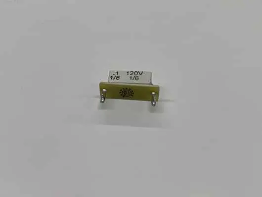 Electronic component on a plain background.