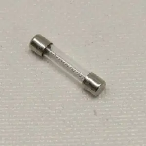 Glass fuse on a textured surface.