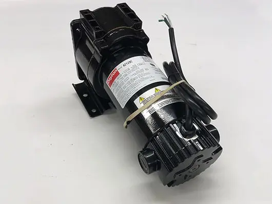 Black Dayton electric motor with wires.