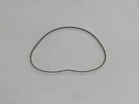 Gray replacement timing belt.