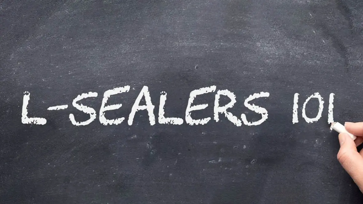 L-Sealers 101 written on chalkboard.