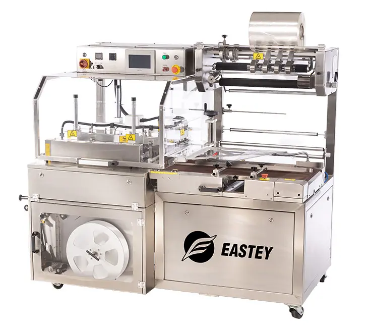 Packaging machine with Eastey logo and controls.