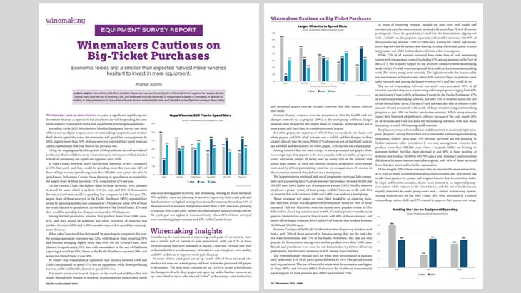 In the news, Wine Business Monthly, feature image of article