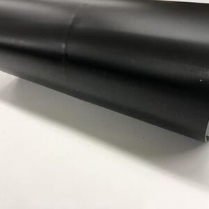Black vinyl roll, craft supply.