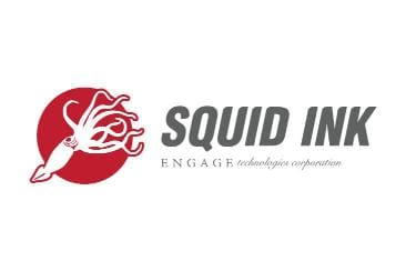 Red squid logo with "Squid Ink" text.